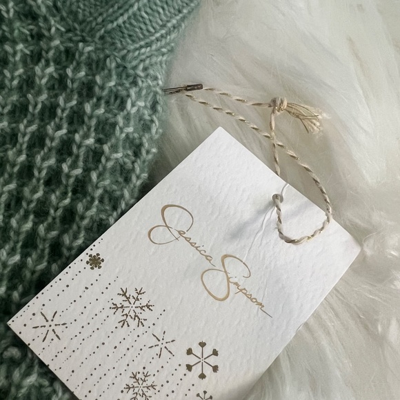 Preppy [Jessica Simpson] Darling Light Green Ribbed Knit NWT Sweater Vest | XS - Picture 11 of 12